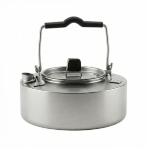 Titanium Camping Kettle Lightweight Portable Outdoor Water Kettle for Boiling Water Hiking Backpacking Travel Picnic
