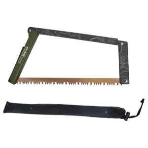 Folding Saw with Storage Bag Portable Wood Saw Aluminum Alloy Camping Foldable Hand Saw Outdoor Hiking Survival Tools