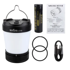 Sofirn LT1S Camping Light USB C 21700 Rechargeable Powerful Torch Portable Emergency Lantern 2700K-6500K with Reverse Charging